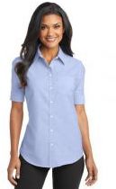 Port Authority® Ladies Short Sleeve SuperPro Oxford Shirt